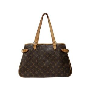 Louis Vuitton Batignolles Horizontal Tote Bag Monogram Canvas Brown Classic